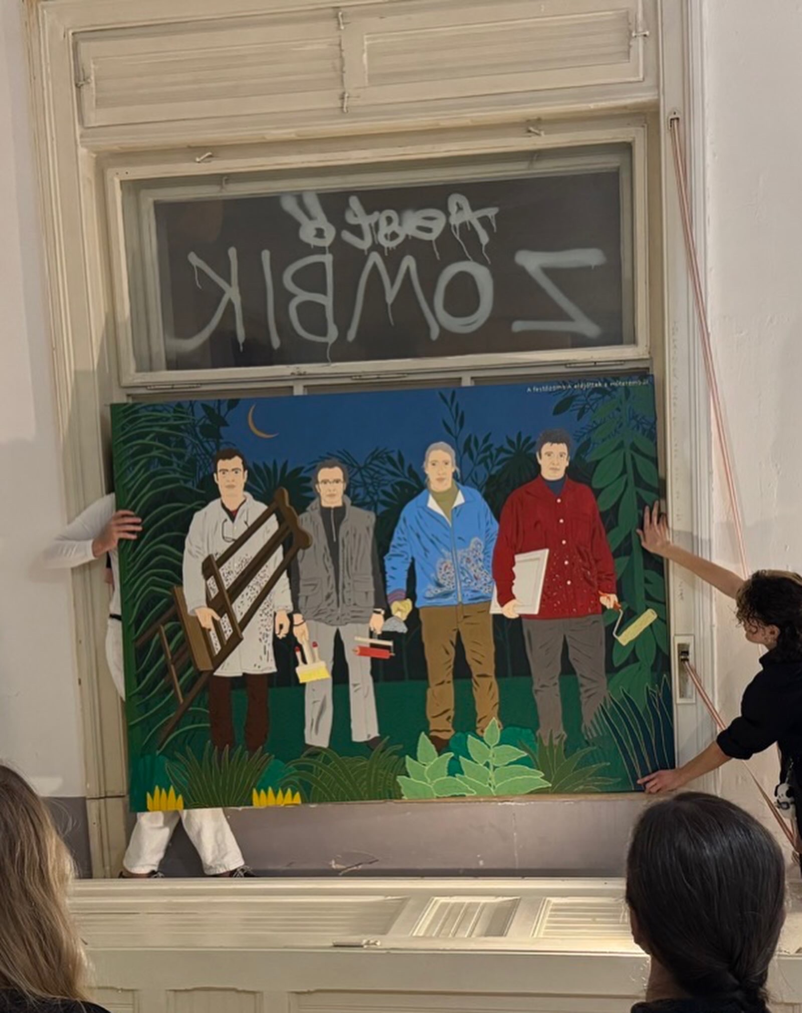 The Painter Zombies Have Emerged from Their Studio