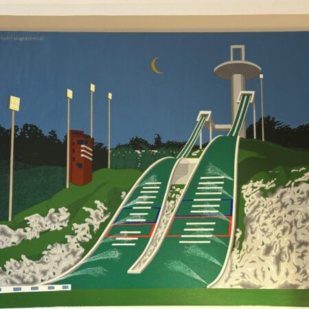 Landscape with a Summer Ski Jump